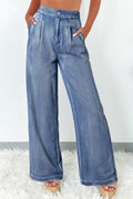 High-Waisted Wide-Leg Jeans from Armoire Gemzis