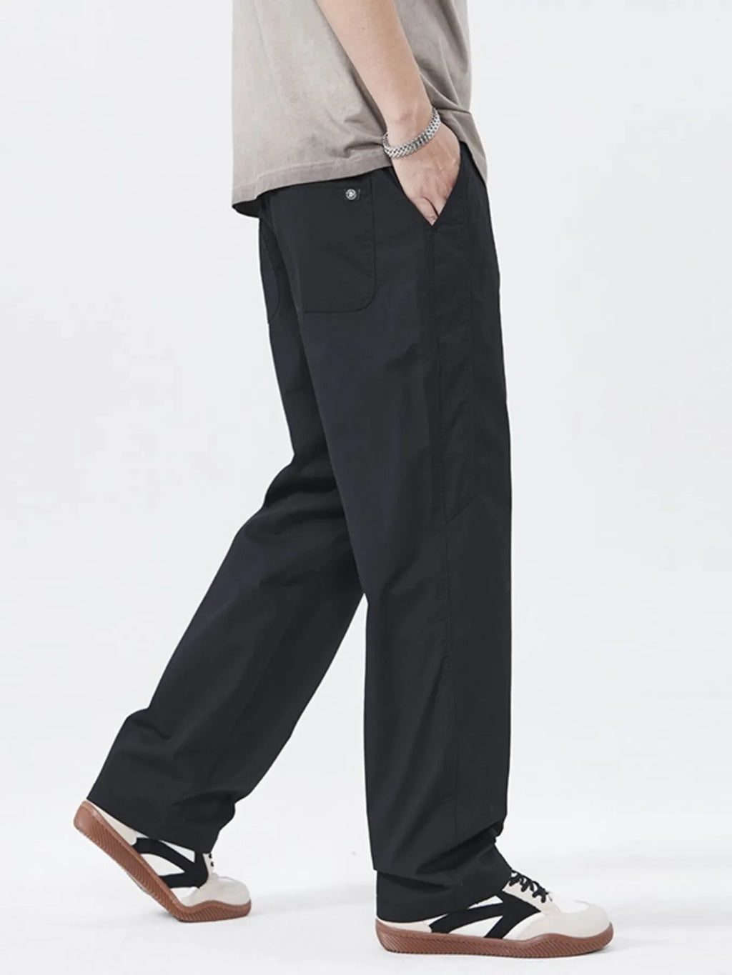 Men's Full Size Casual Lightweight Wide-Leg Pants Plus Size from Armoire Gemzis
