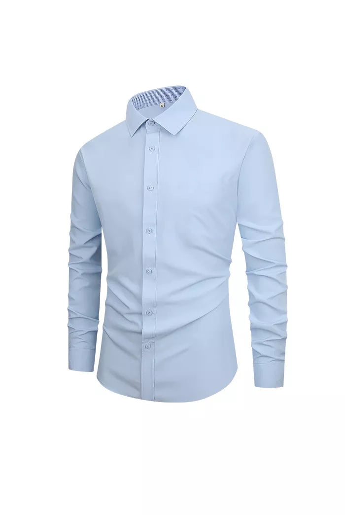 Men's Full Size Slim Fit Long Sleeve Shirt Plus Size from Armoire Gemzis