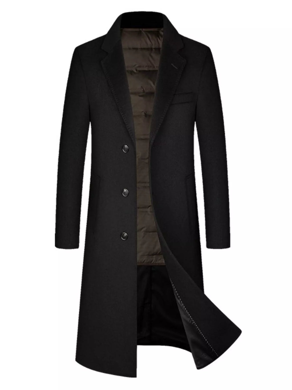 Men's Classic Button Up Overcoat from Armoire Gemzis