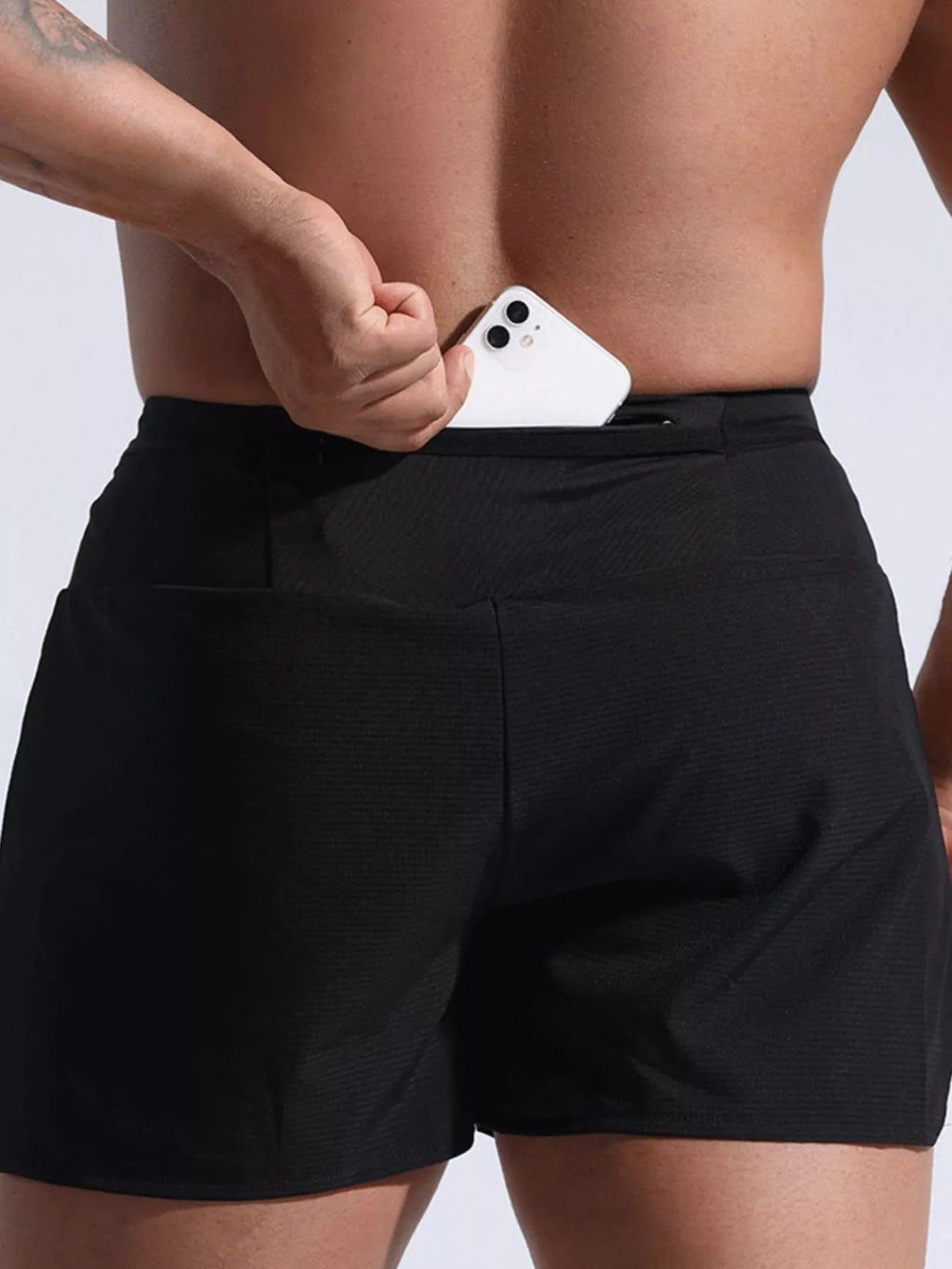 Men's Full Size Contrast Active Shorts Plus Size from Armoire Gemzis