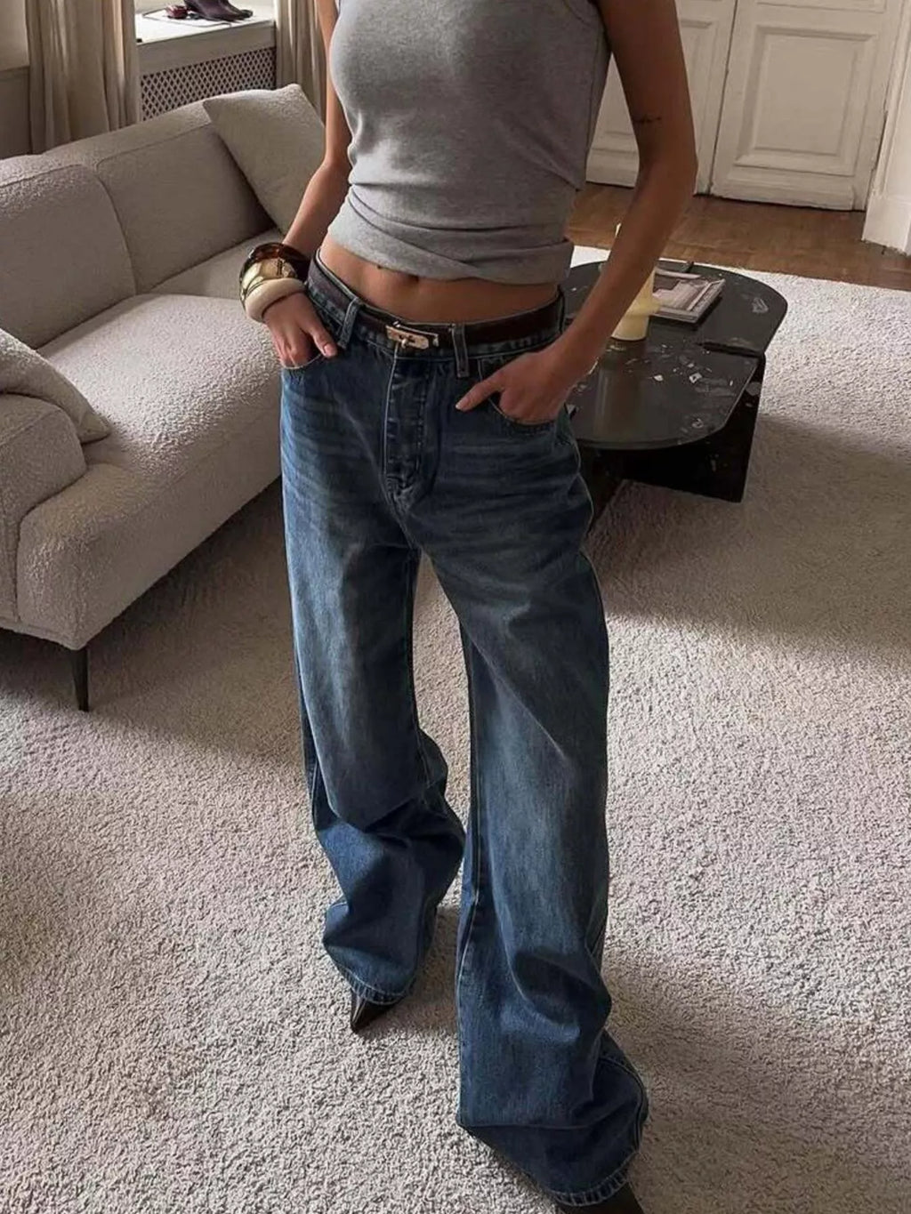 Wide Leg Relaxed Fit Jeans from Armoire Gemzis