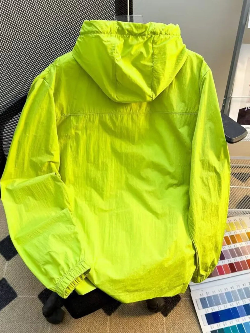 Men's Plus Size Lightweight Hooded Windbreaker Jacket from Armoire Gemzis