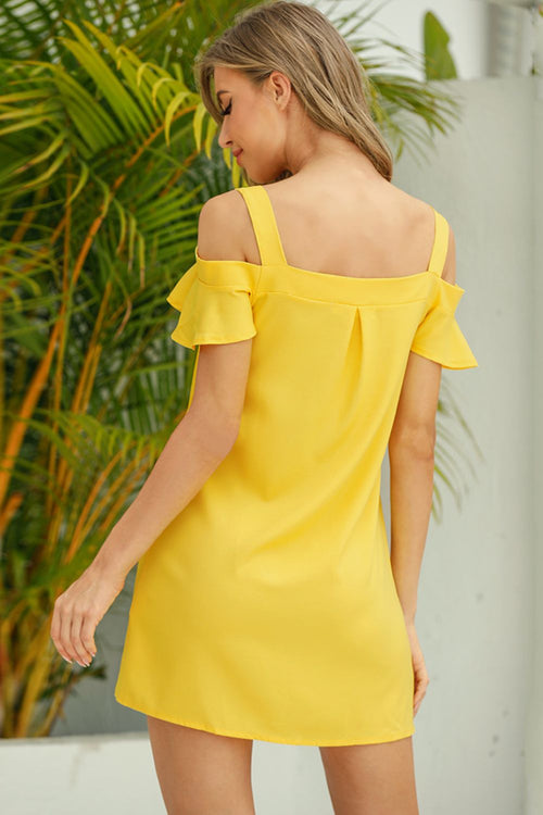 Cold-Shoulder Mini Dress from Armoire Gemzis