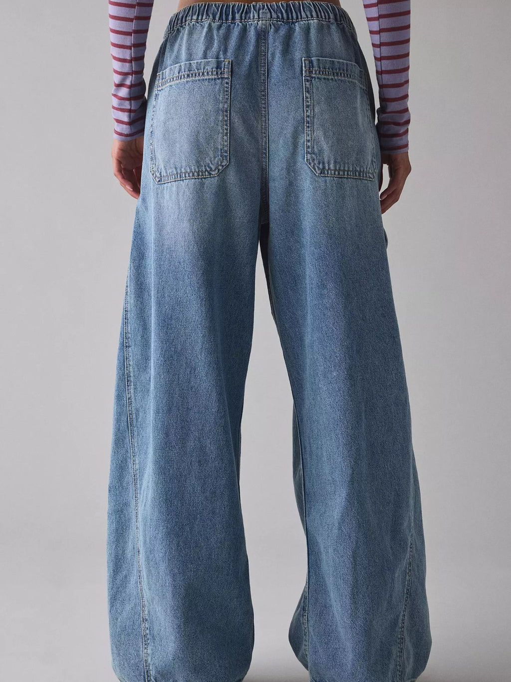 Drawstring Waist Cargo Jeans from Armoire Gemzis