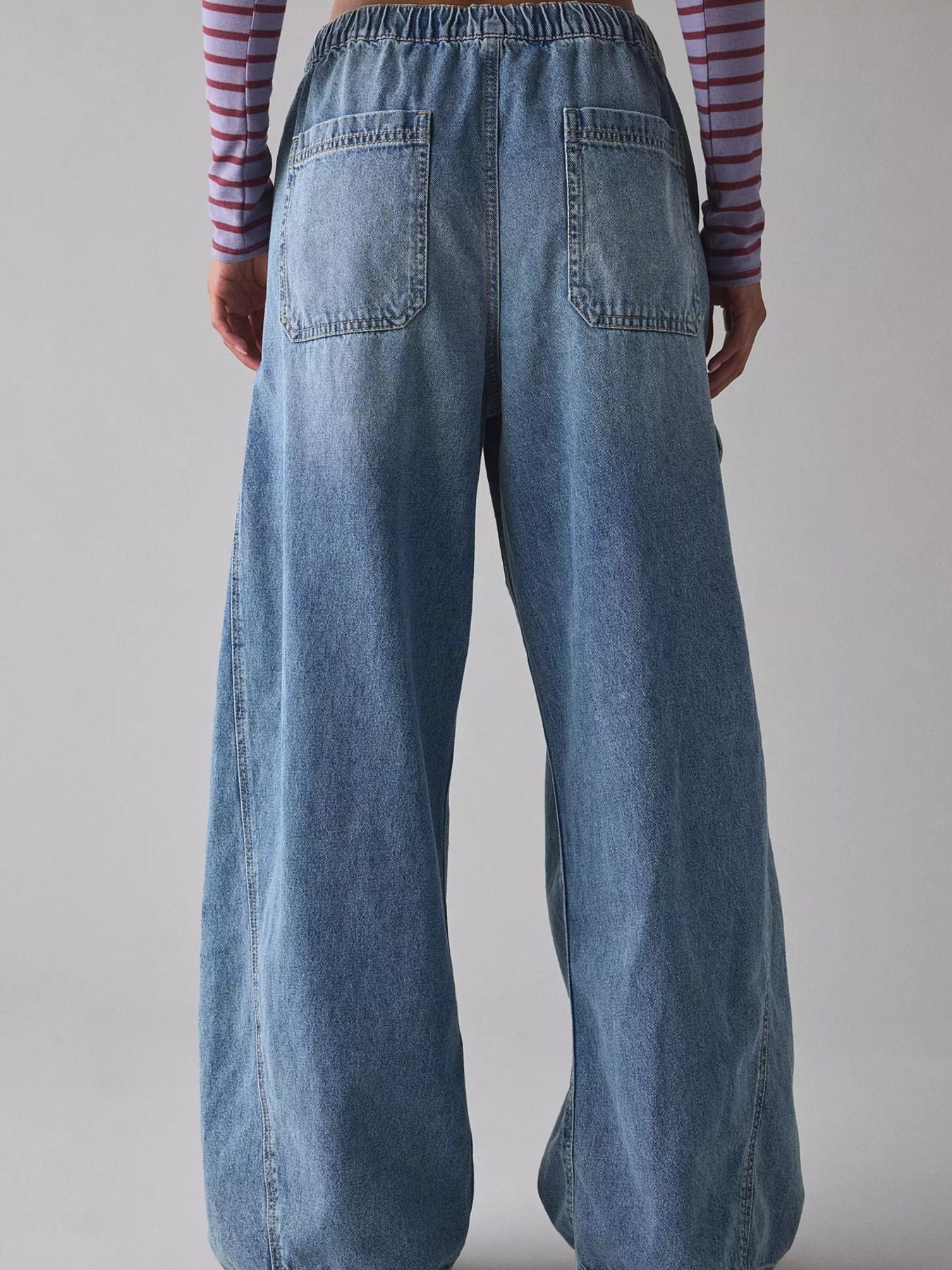 Drawstring Waist Cargo Jeans from Armoire Gemzis