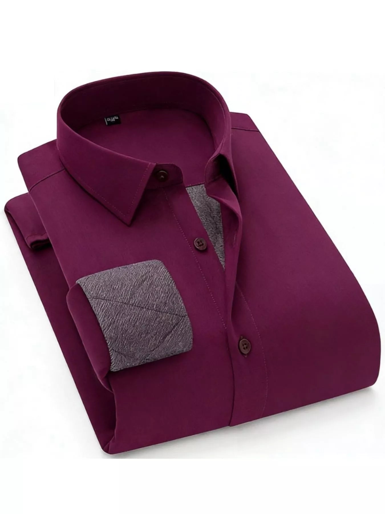 Men's Full Size Slim Fit Long Sleeve Shirt Plus Size from Armoire Gemzis