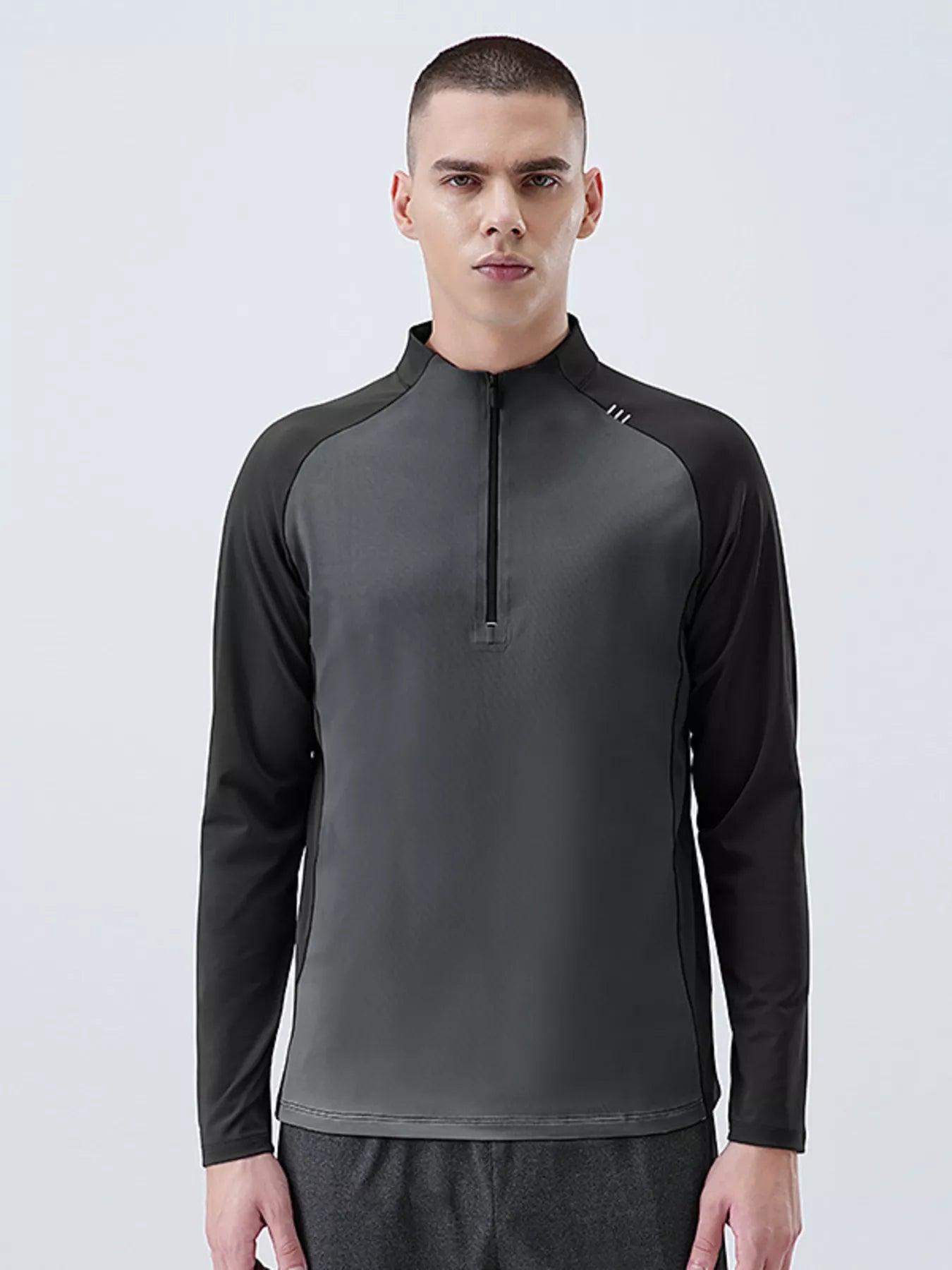 Men's Plus Size Long Sleeve Quick-Dry Active T-Shirt from Armoire Gemzis
