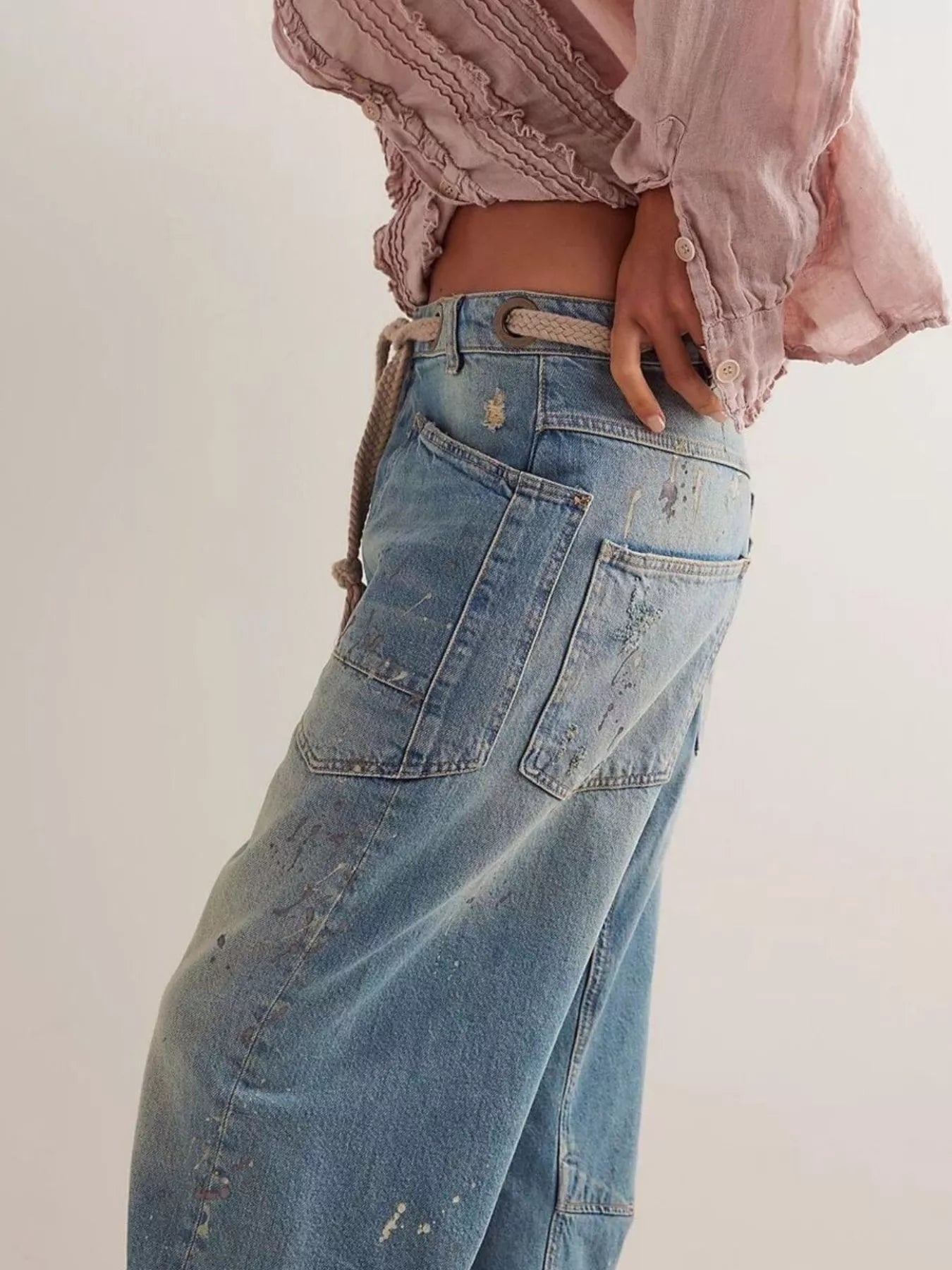Washed Relaxed Fit Jeans from Armoire Gemzis