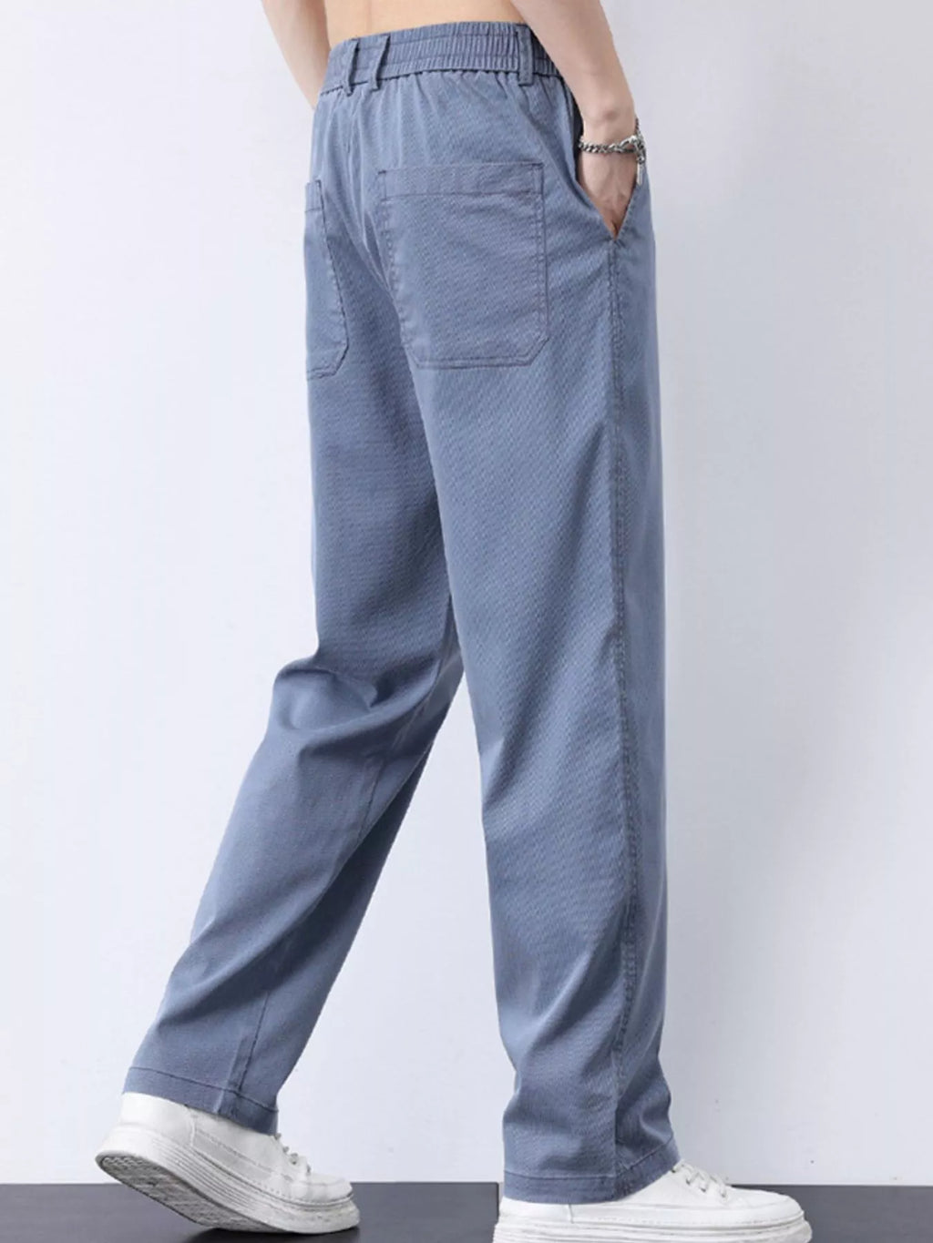 Men's Plus Size Casual Straight-Leg Pants from Armoire Gemzis