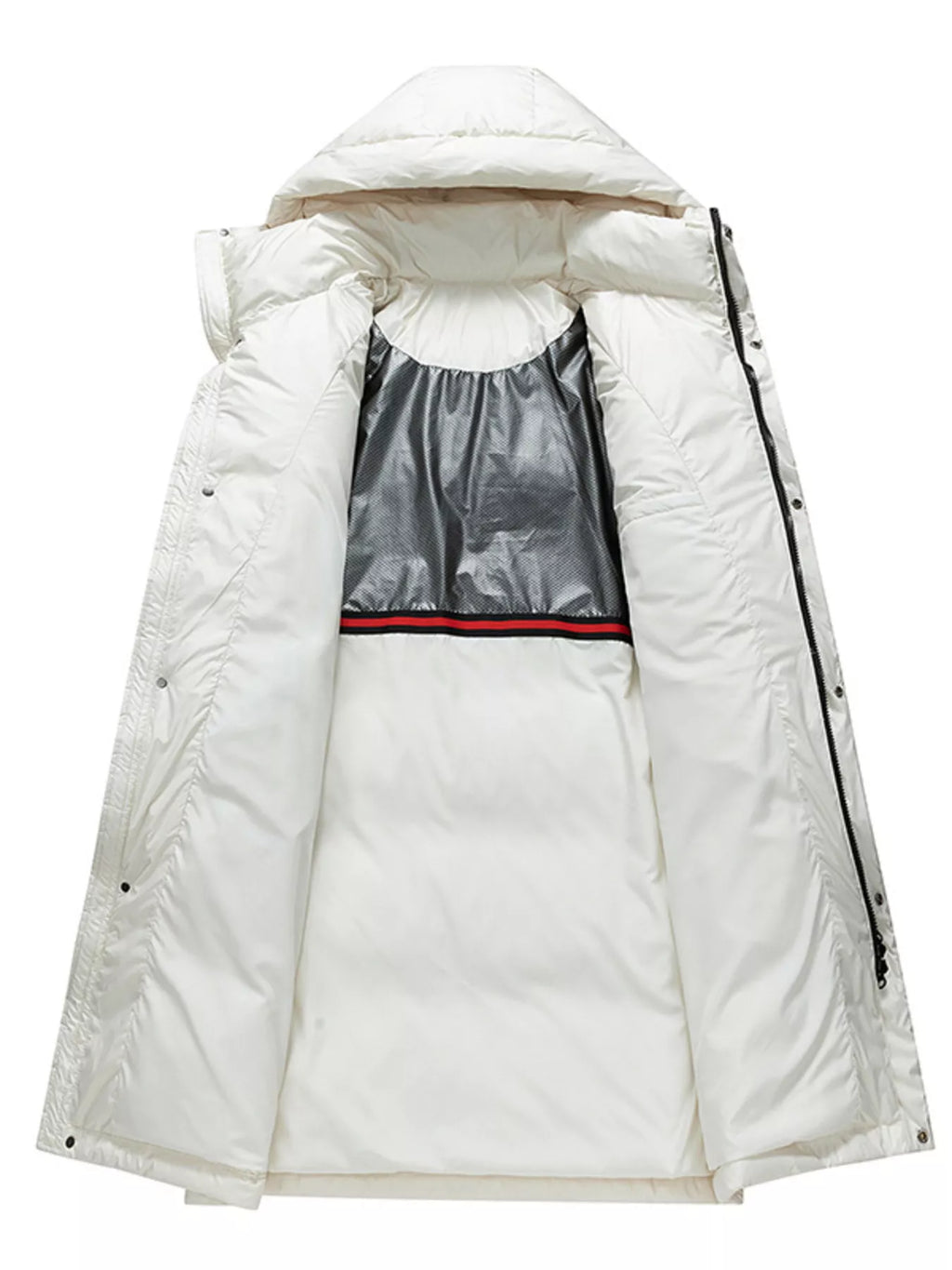 Men's Full Size Longline Hooded Down Coat Plus Size from Armoire Gemzis