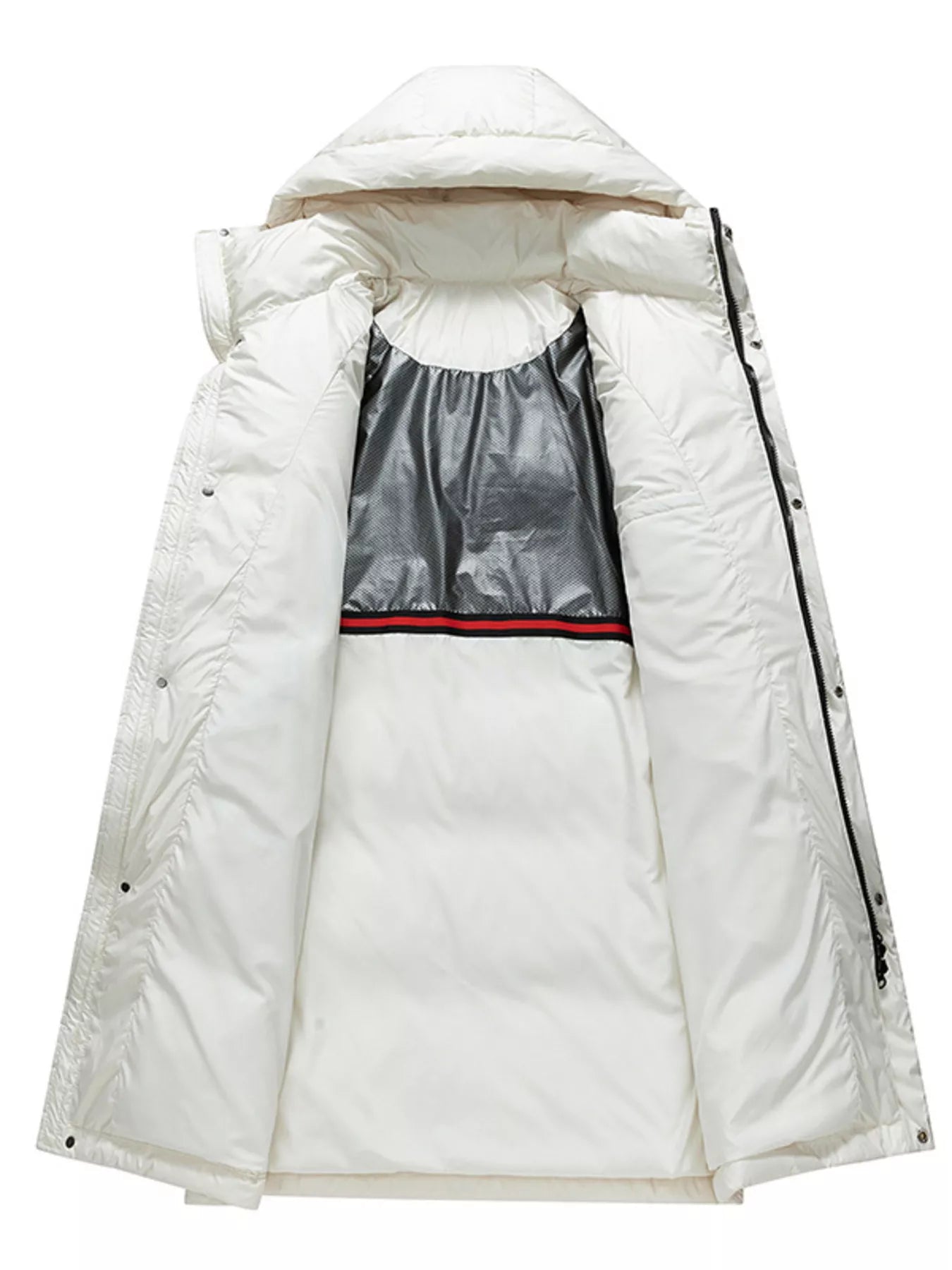 Men's Full Size Longline Hooded Down Coat Plus Size from Armoire Gemzis