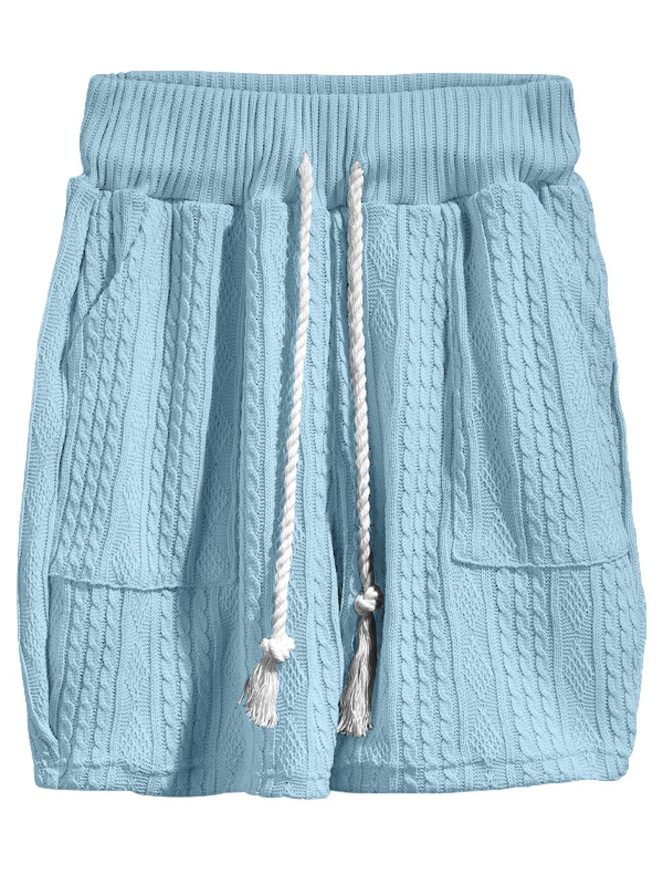 Men's Full Size Casual Knit V-Neck Short Sleeve Top and Shorts Set Plus Size from Armoire Gemzis