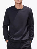 Men's Full Size Casual Solid Color Long Sleeve Sweatshirt Plus Size from Armoire Gemzis