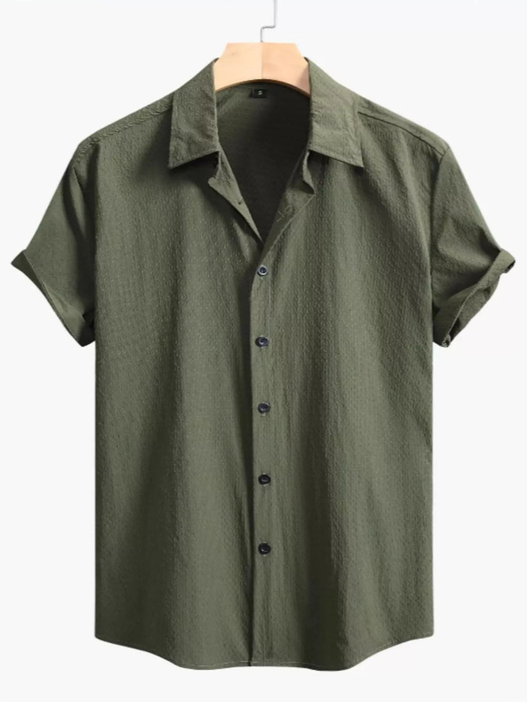 Men's Full Size Short-Sleeve Casual Shirt Plus Size from Armoire Gemzis