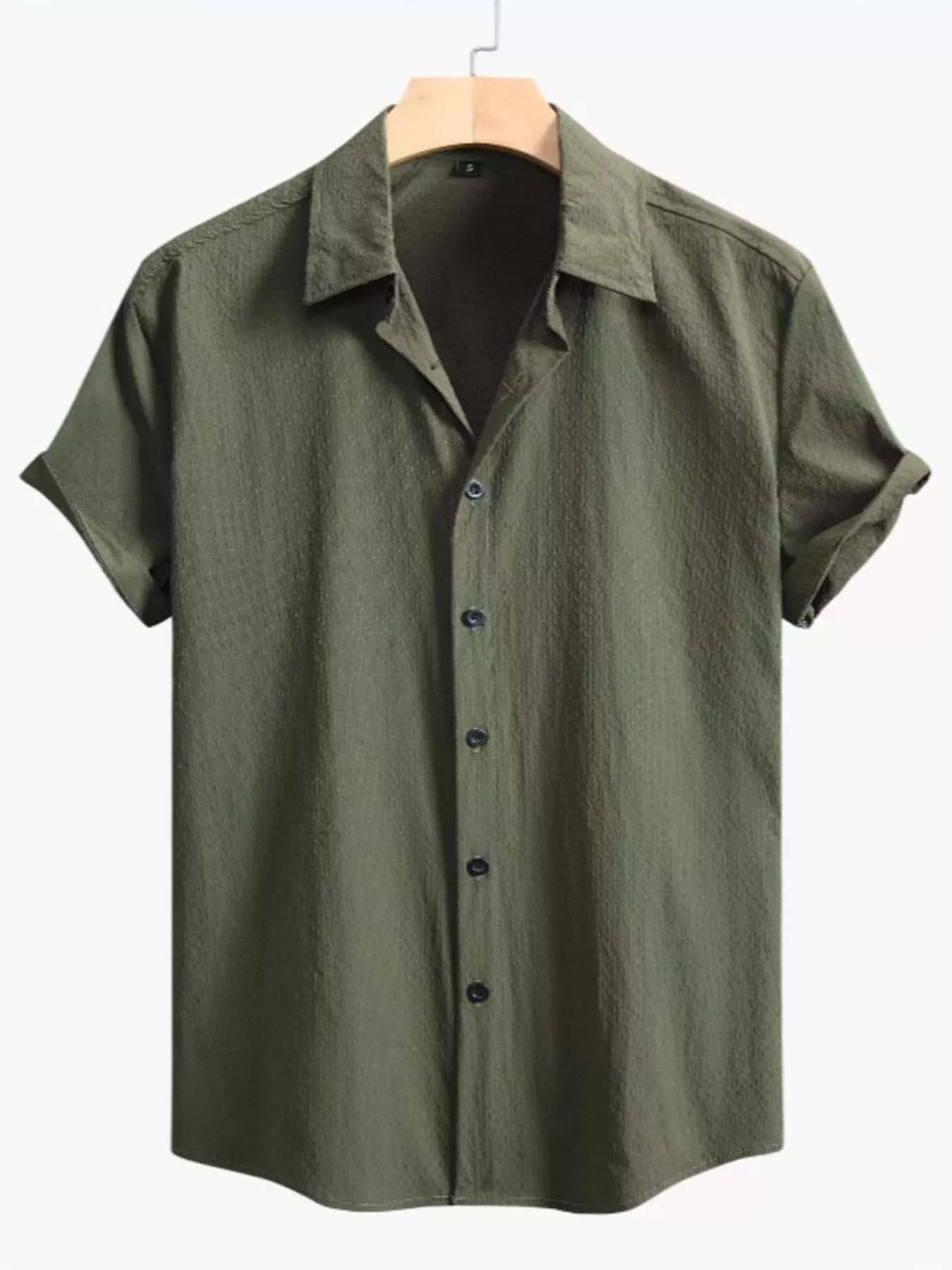 Men's Full Size Short-Sleeve Casual Shirt Plus Size from Armoire Gemzis