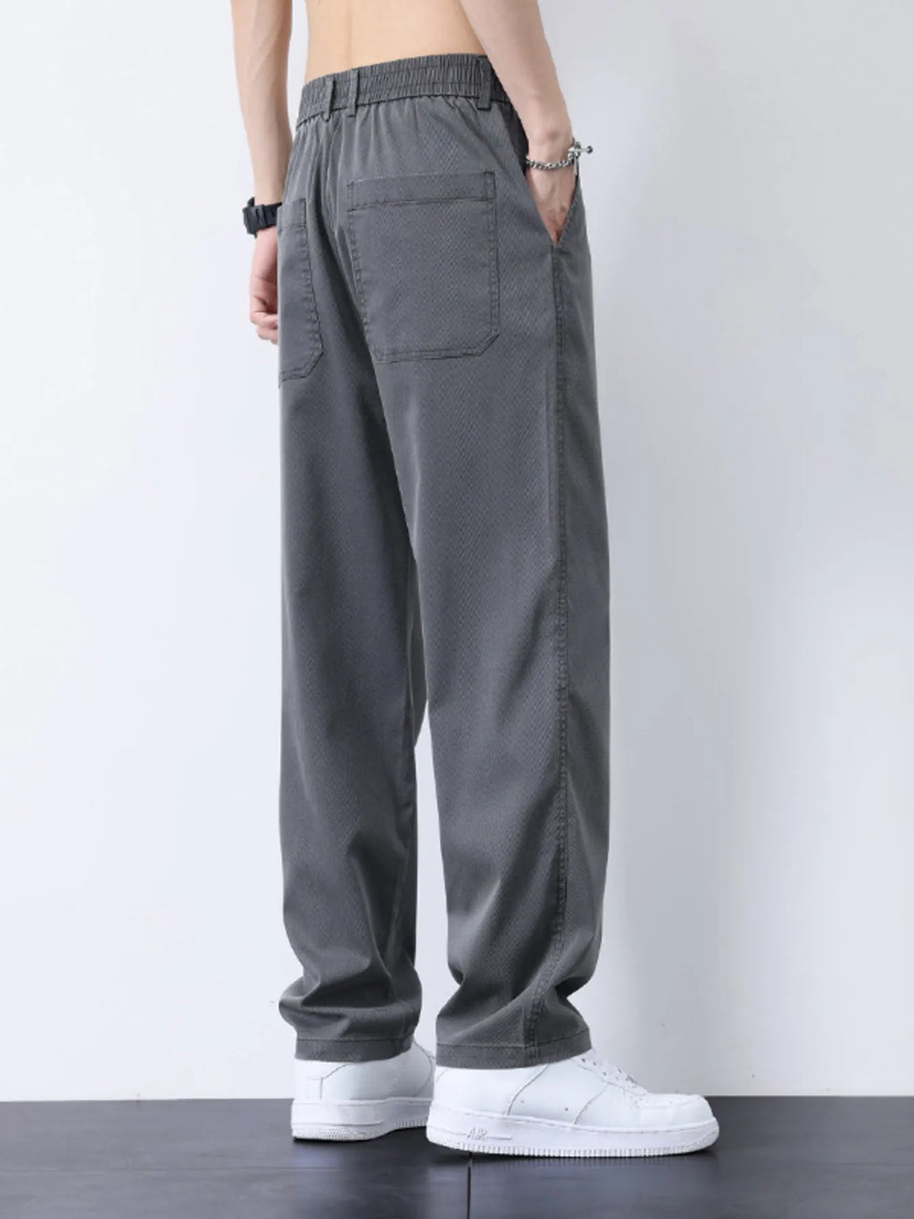 Men's Plus Size Casual Straight-Leg Pants from Armoire Gemzis