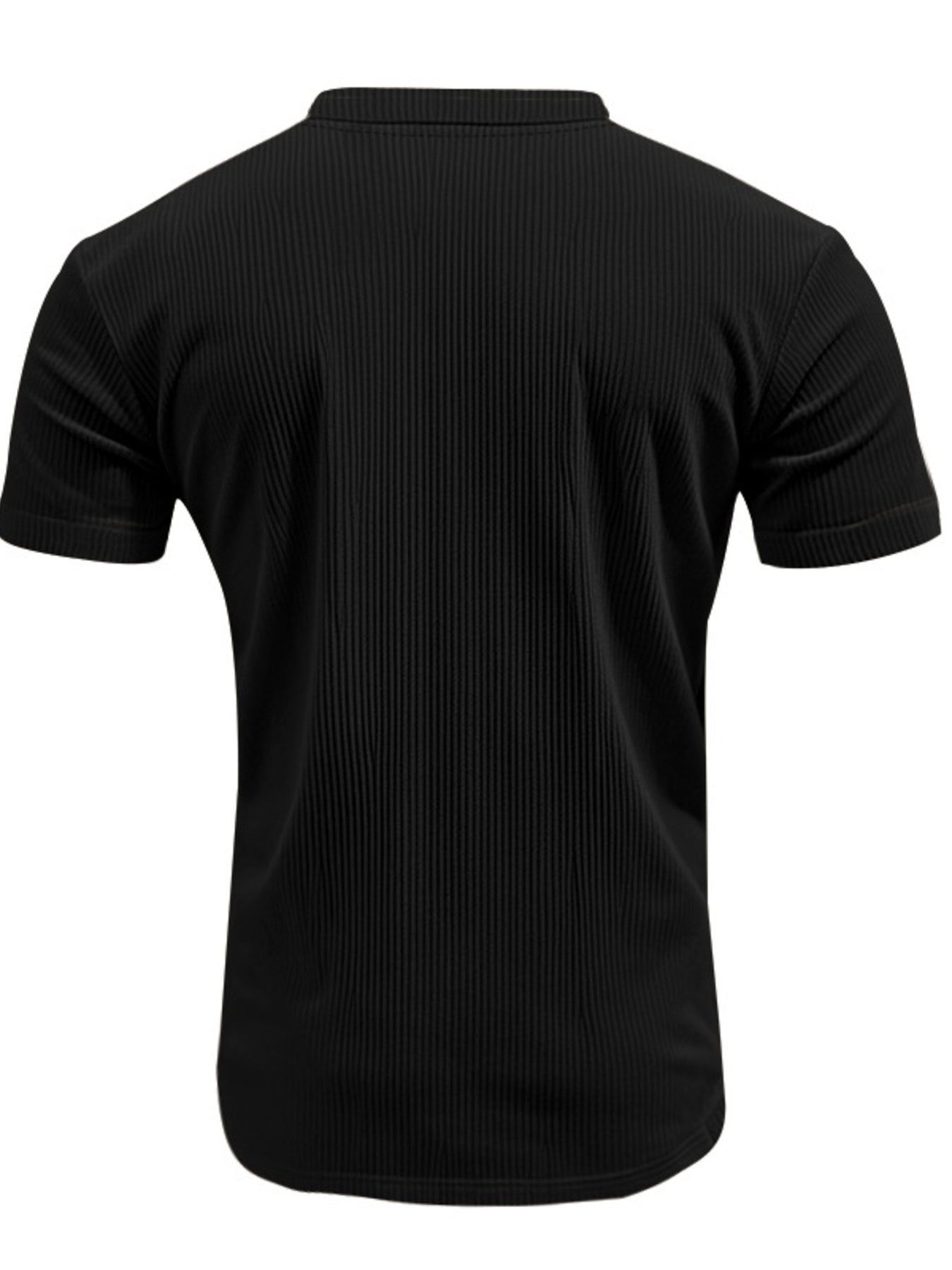 Men's Full Size Ribbed V-Neck T-Shirt Plus Size from Armoire Gemzis