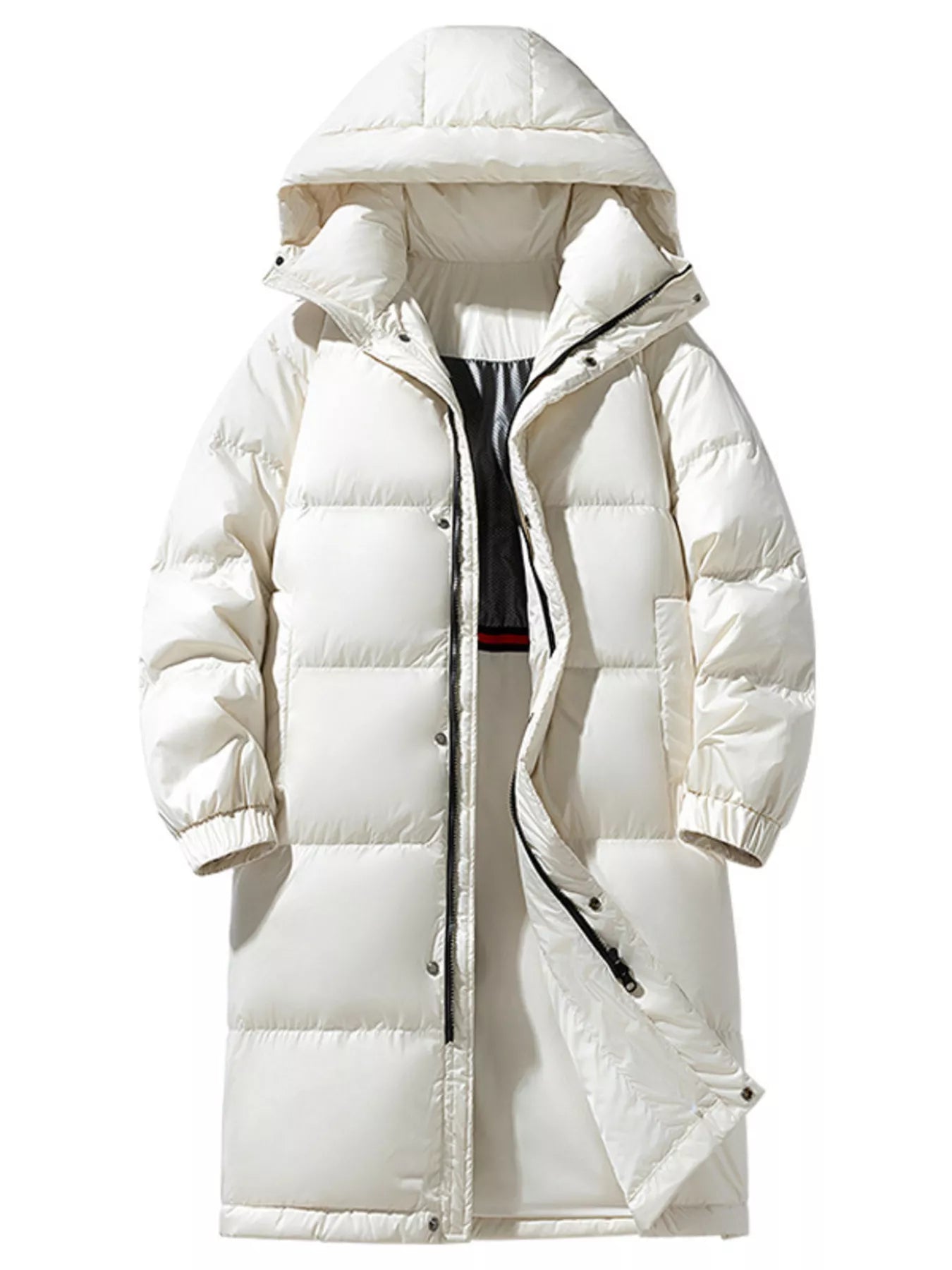 Men's Full Size Longline Hooded Down Coat Plus Size from Armoire Gemzis