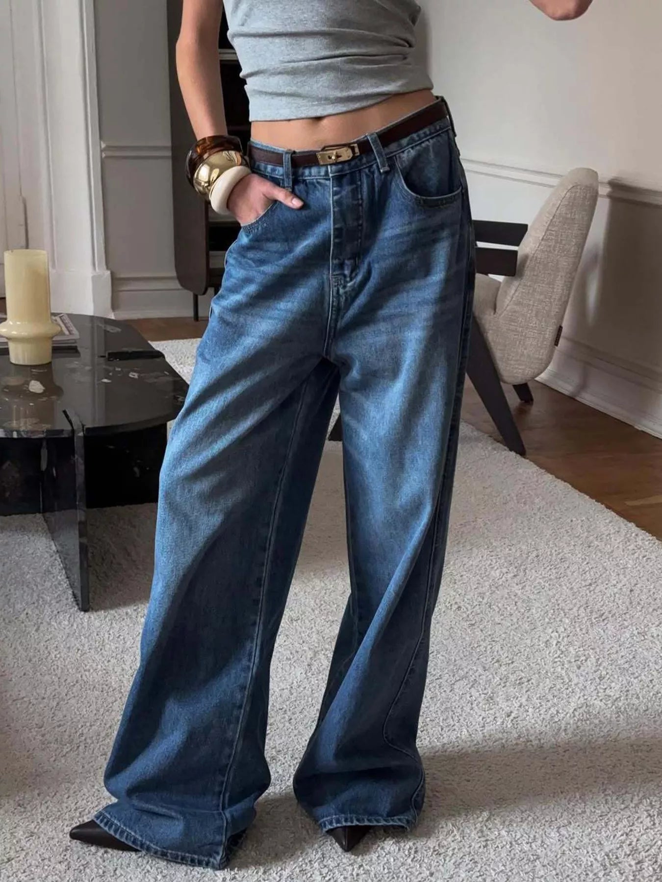 Wide Leg Relaxed Fit Jeans from Armoire Gemzis
