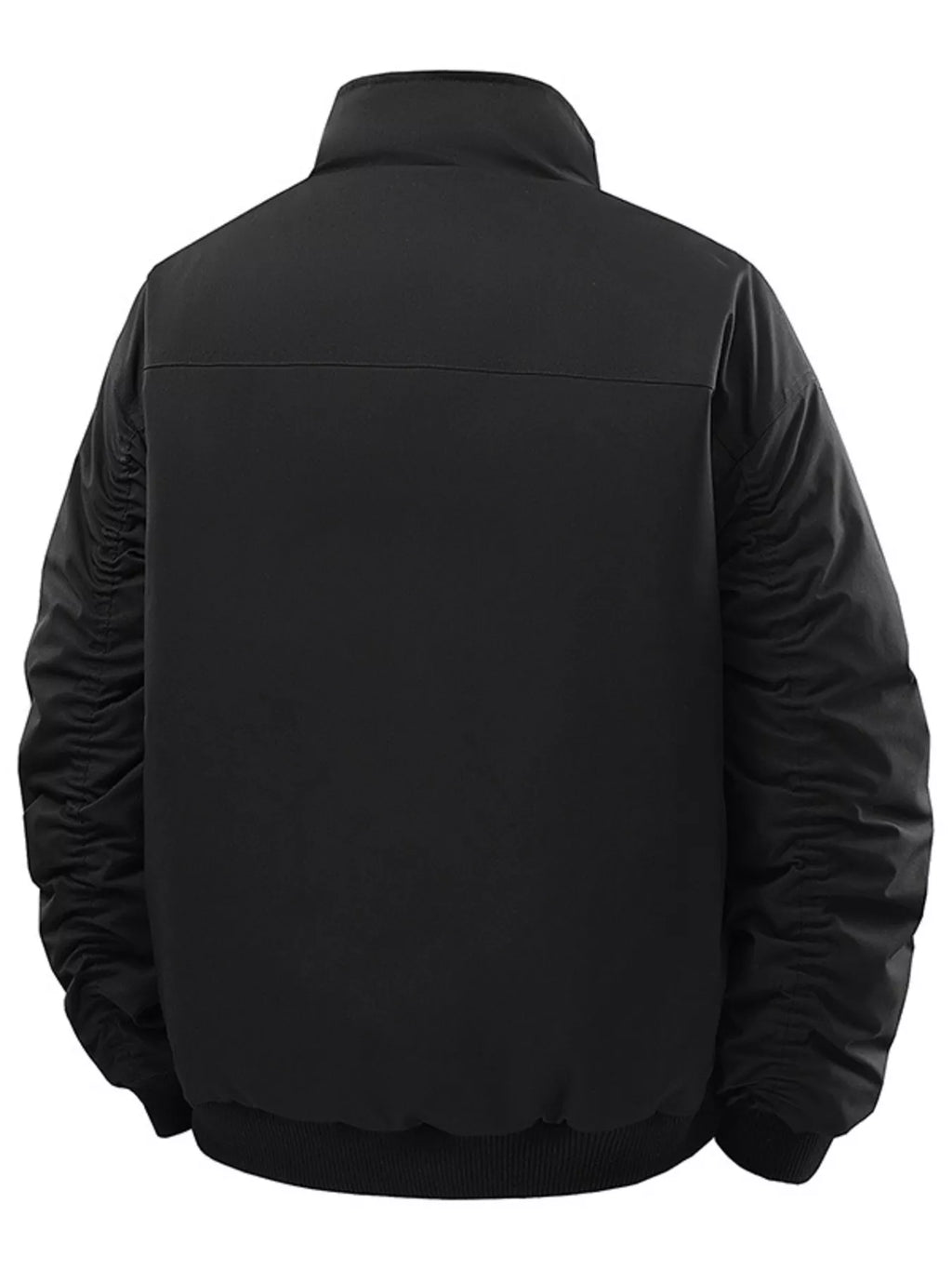 Men's Casual Stand Collar Lightweight Bomber Jacket from Armoire Gemzis