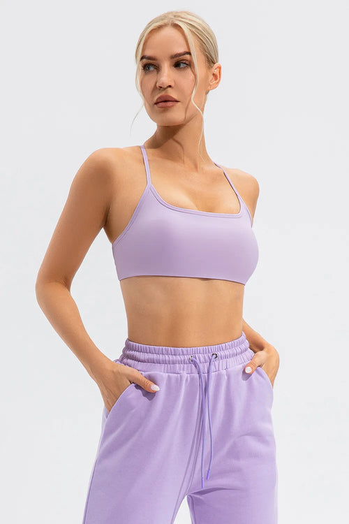 Crisscross Spaghetti Strap Active Cami from Armoire Gemzis