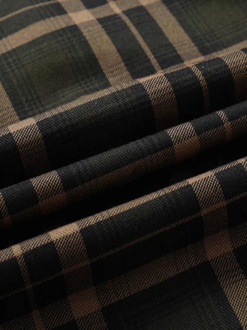 Men's Full Size Button Up Long Sleeve Plaid Shirt Plus Size from Armoire Gemzis