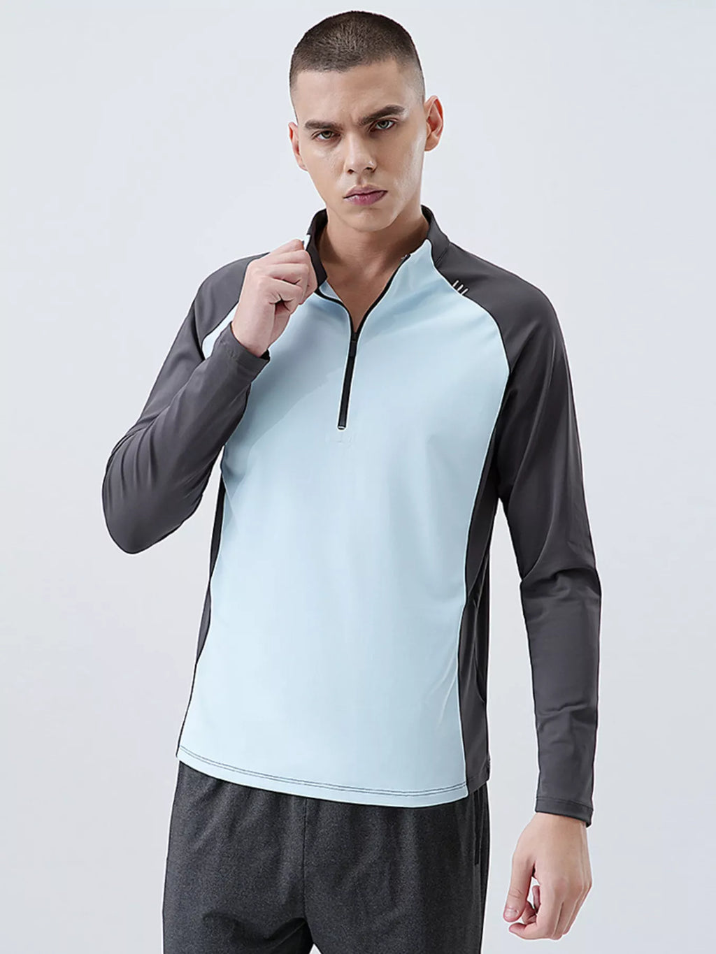 Men's Plus Size Long Sleeve Quick-Dry Active T-Shirt from Armoire Gemzis
