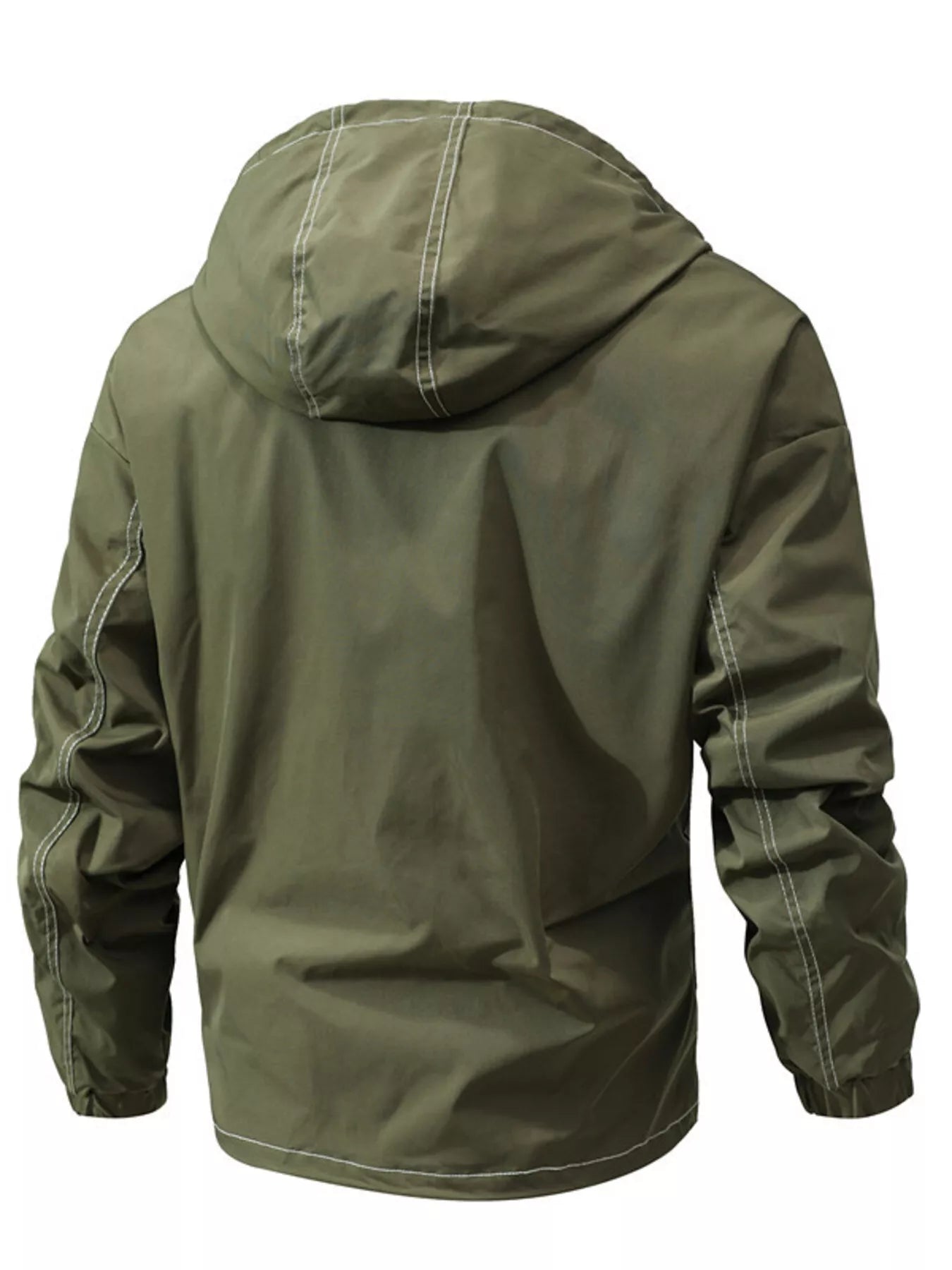 Men's Plus Size Hooded Windproof Outdoor Jacket from Armoire Gemzis