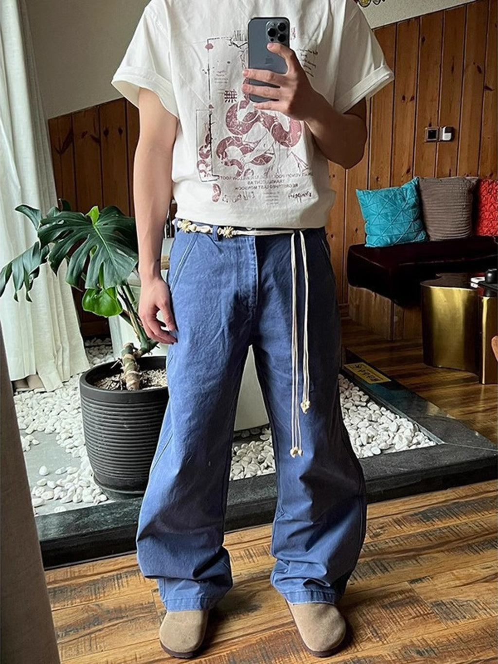 Men's Full Size Wide Leg Pants Plus Size from Armoire Gemzis