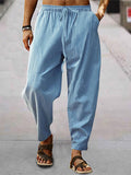 Men's Full Size Drawstring Wide Leg Pants Plus Size from Armoire Gemzis