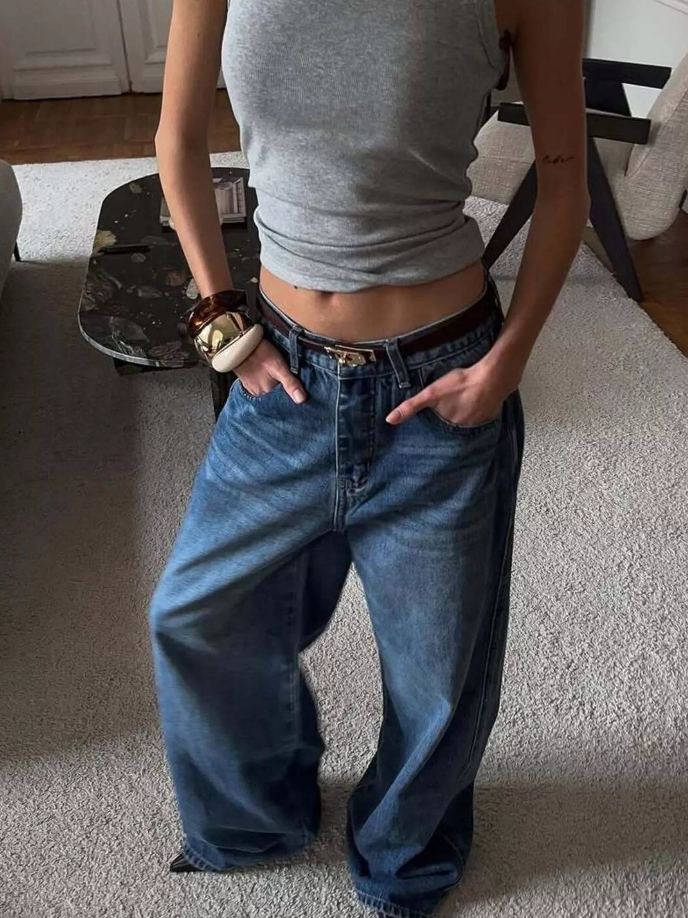 Wide Leg Relaxed Fit Jeans from Armoire Gemzis