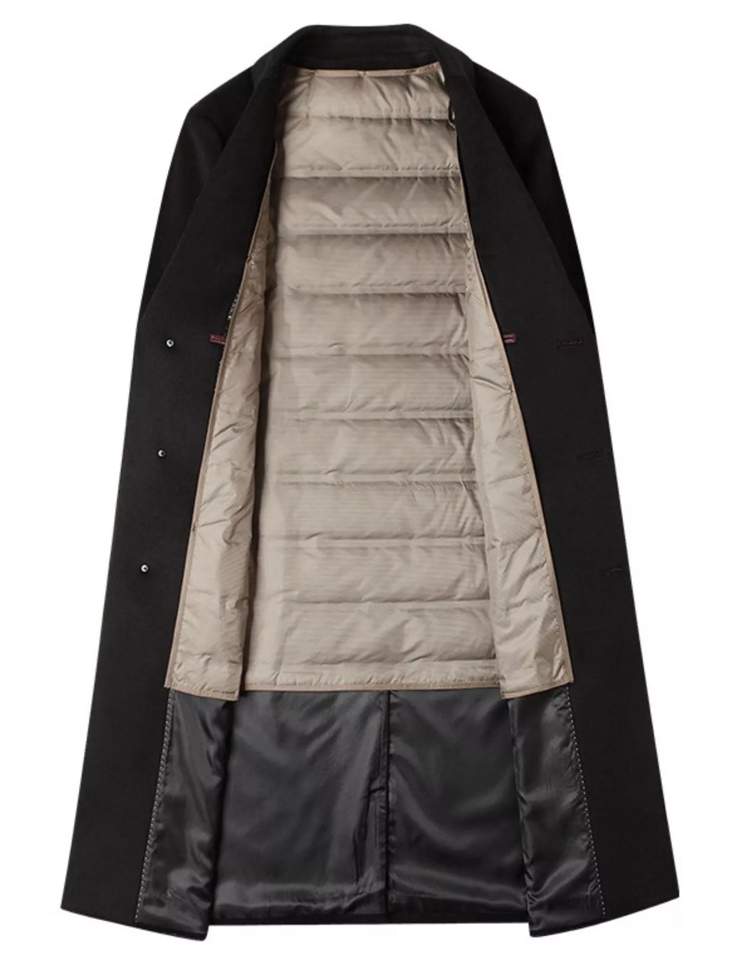 Men's Classic Button Up Overcoat from Armoire Gemzis