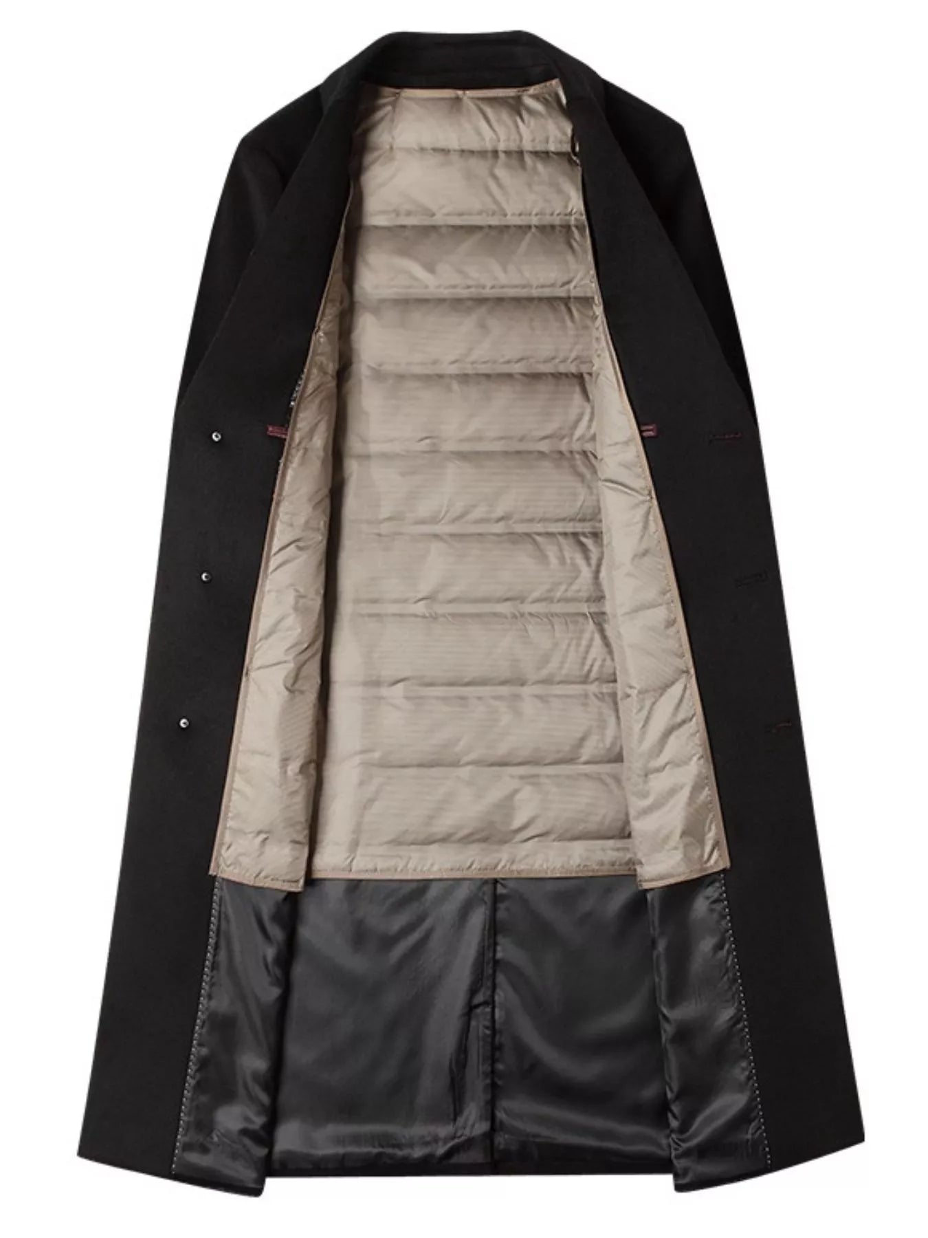 Men's Classic Button Up Overcoat from Armoire Gemzis