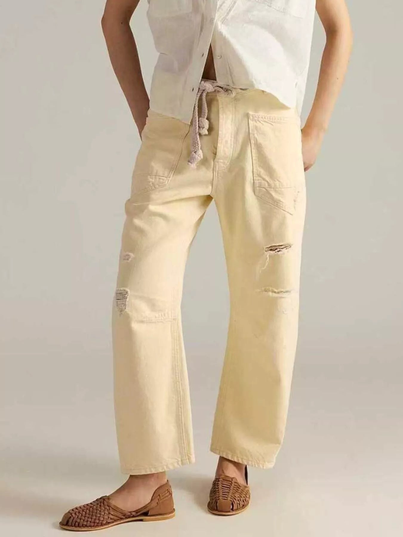 Washed Relaxed Fit Jeans from Armoire Gemzis