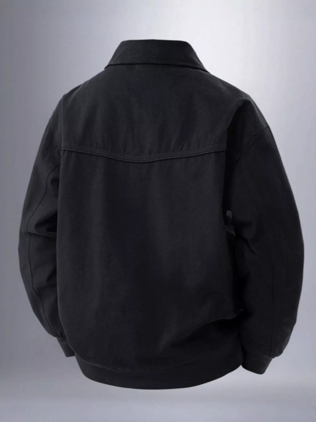 Men's Plus Size Zip Up Long Sleeve Jacket from Armoire Gemzis