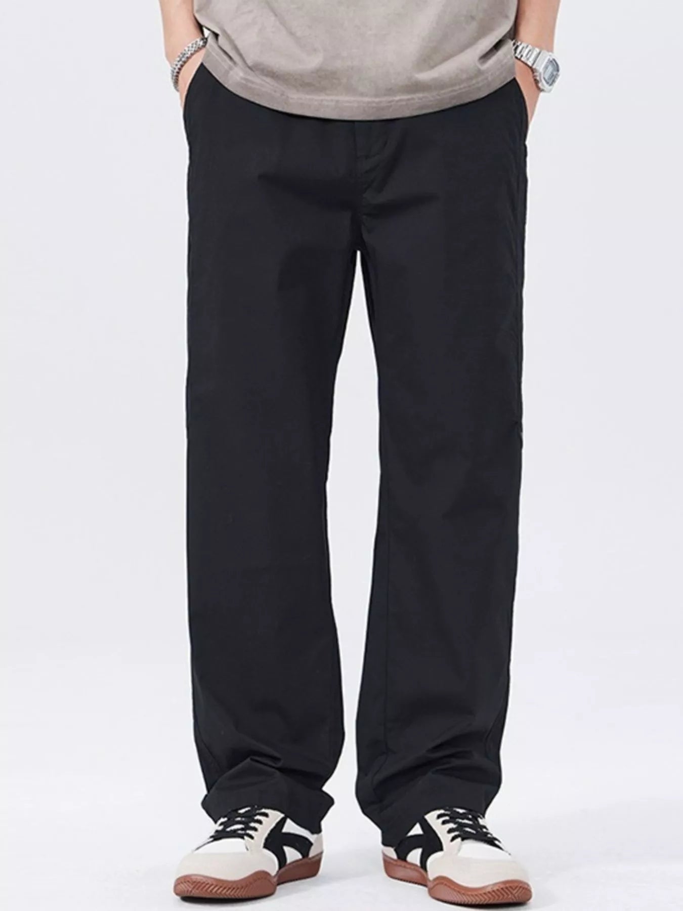 Men's Full Size Casual Lightweight Wide-Leg Pants Plus Size from Armoire Gemzis