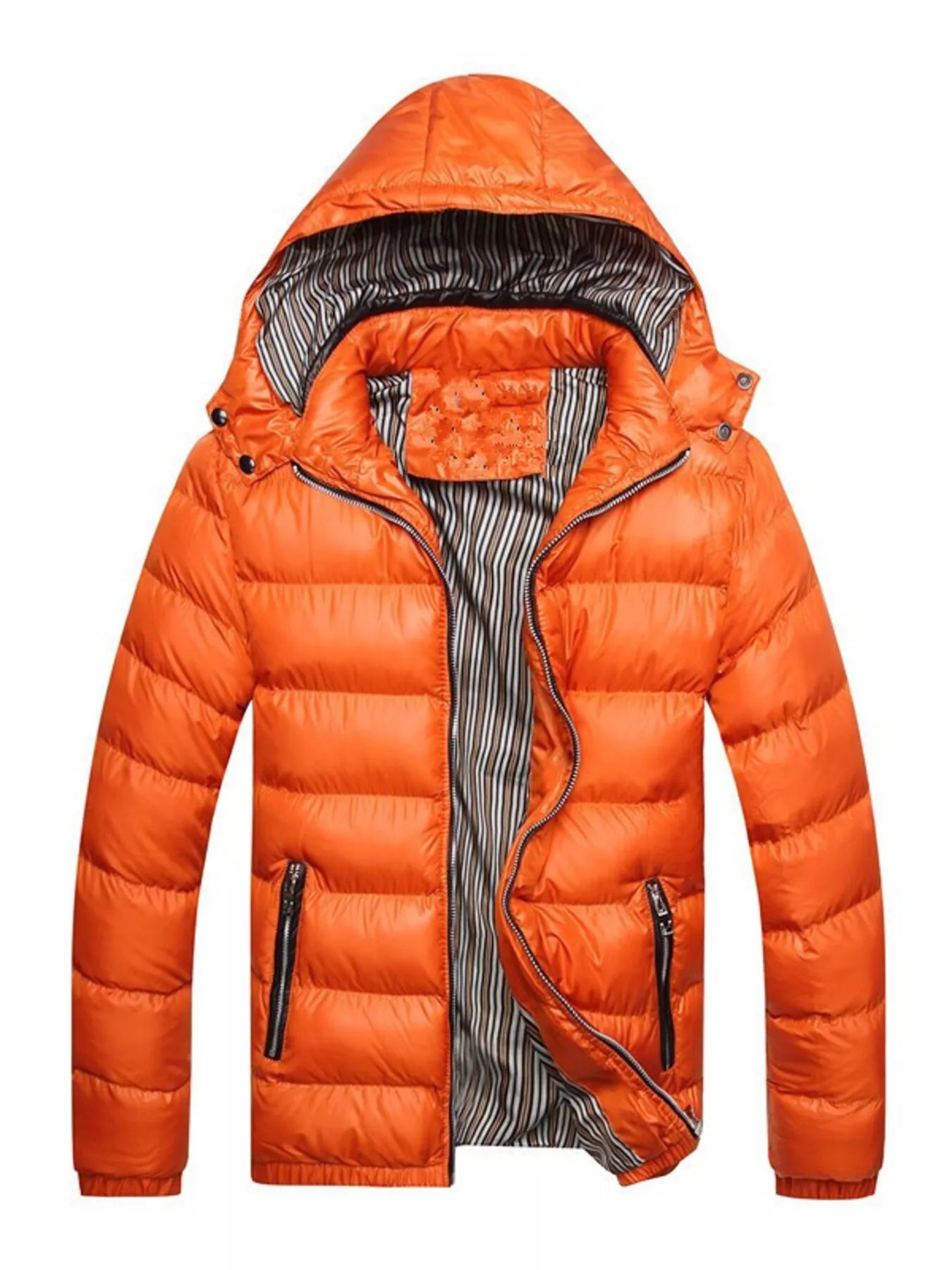 Men's Plus Size Lightweight Hooded Puffer Jacket from Armoire Gemzis