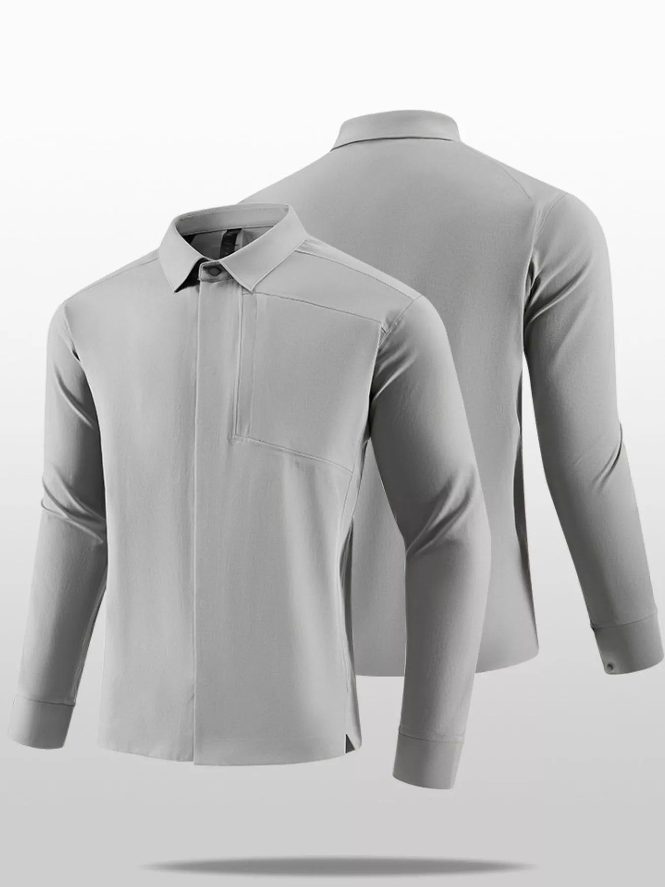 Men's Plus Size Slim Fit Long Sleeve Windbreaker Jacket from Armoire Gemzis