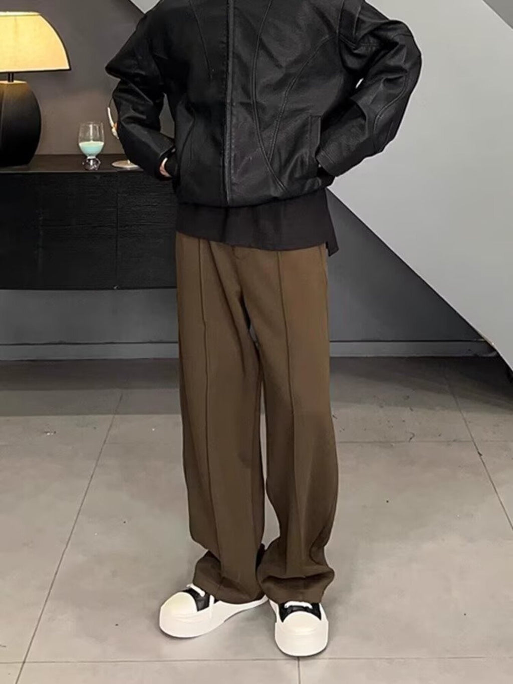 Men's Plus Size Wide Leg Pants from Armoire Gemzis