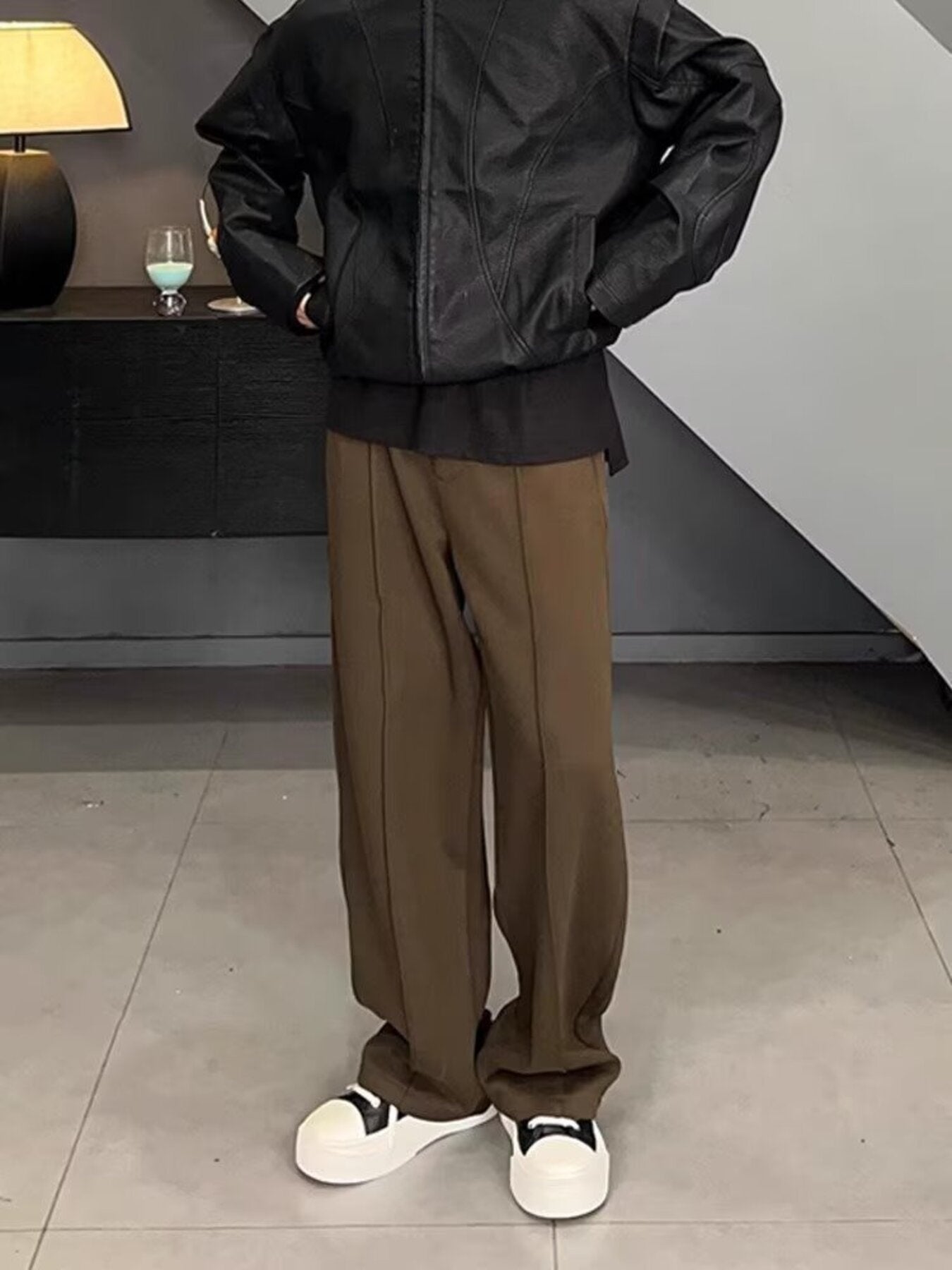 Men's Plus Size Wide Leg Pants from Armoire Gemzis
