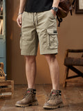 Men's Plus Size Casual Cargo Shorts from Armoire Gemzis