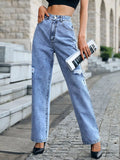 Distressed High Waist Jeans from Armoire Gemzis
