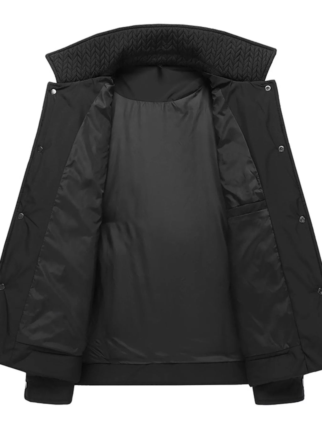 Men's Plus Size Snap Down Padded Jacket from Armoire Gemzis