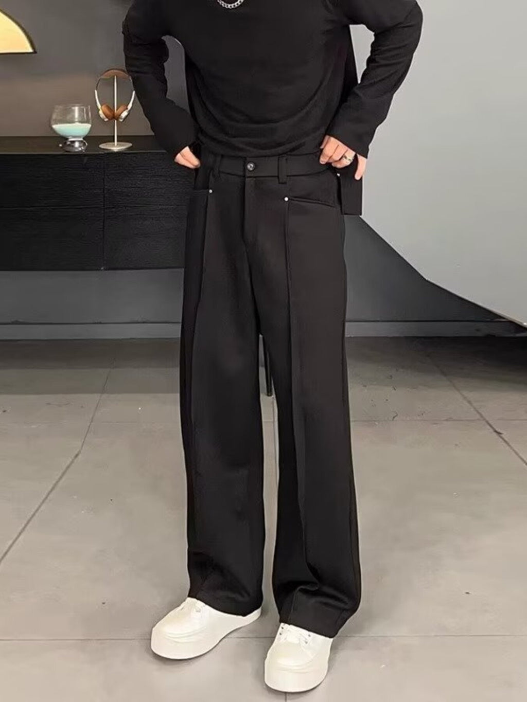 Men's Plus Size Wide Leg Pants from Armoire Gemzis