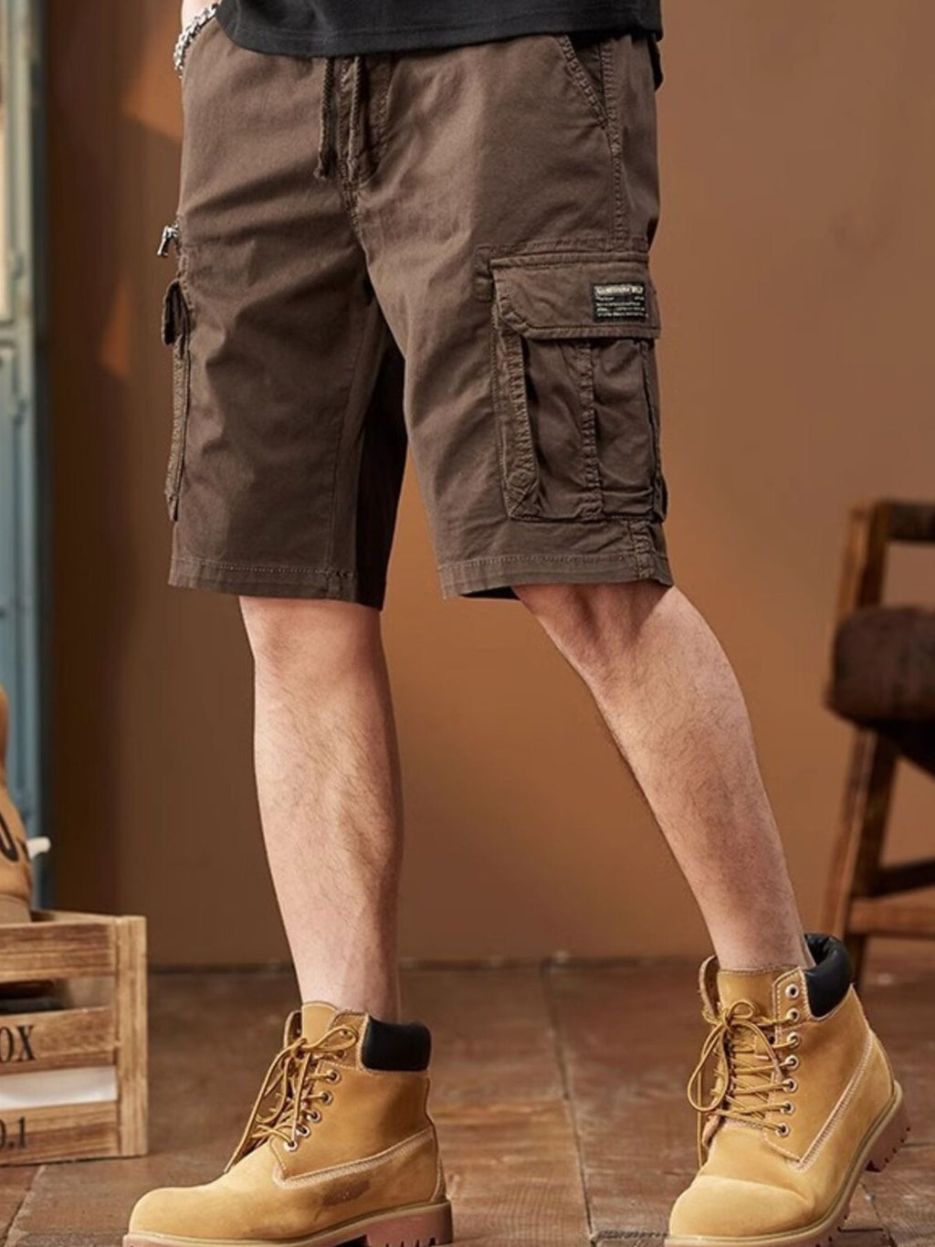 Men's Plus Size Casual Cargo Shorts from Armoire Gemzis