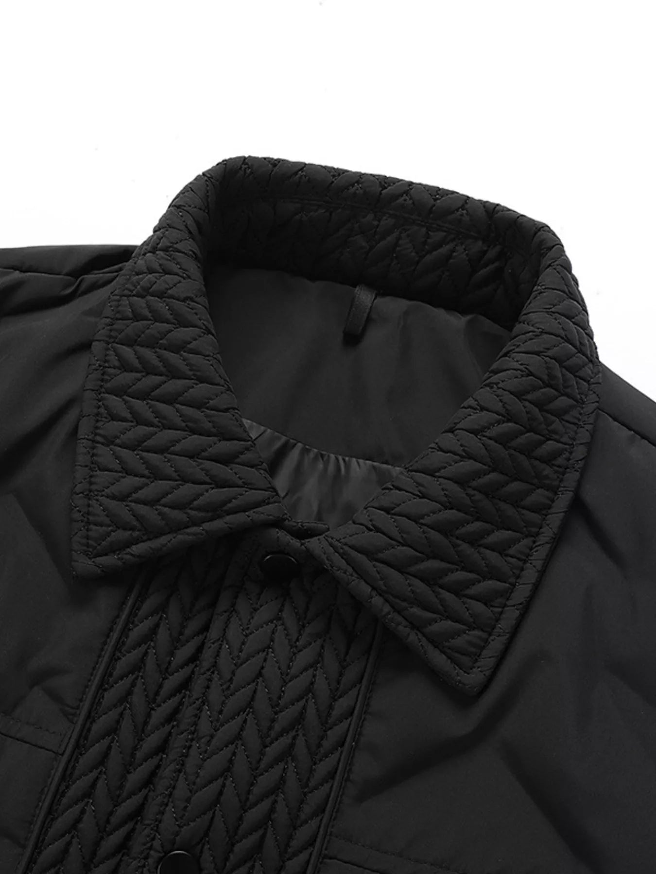 Men's Plus Size Snap Down Padded Jacket from Armoire Gemzis