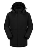 Men's Full Size Windproof Hooded Longline Jacket Plus Size from Armoire Gemzis