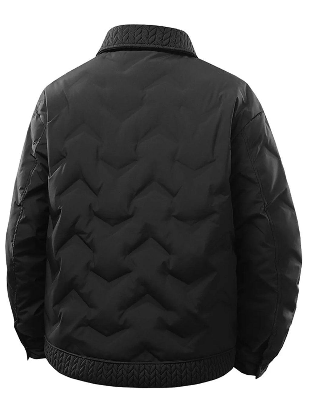 Men's Plus Size Snap Down Padded Jacket from Armoire Gemzis