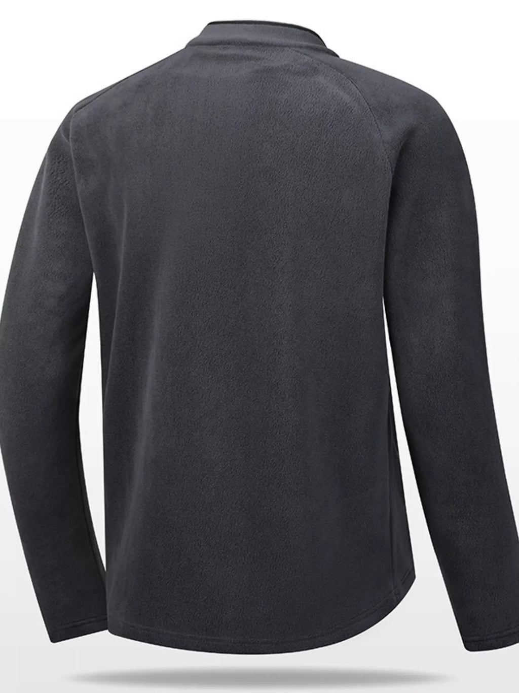 Men's Plus Size Quarter Zip Long Sleeve Top from Armoire Gemzis